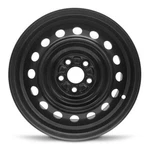 15" Road Ready 560-69423 Black 15X6 Fits 2003-2008 Toyota Corolla Steel Whe. Fixed Price $108.16.