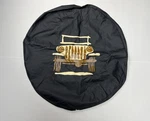 2007-2018 Jeep Wrangler 255/70R18 Cartooned Black Spare Tire Cover Mopar Oem. Fixed Price $89.50.