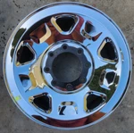 17" Ford F-250, F-350 Factory Oem Chrome Skin Steel Wheel Rim 17X7 1/2 2005-2010. Fixed Price $160.00.