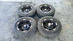 Aftermarket 4 Moto Metal 12 Black Spoke Wheels & Tires 265/70R18 18X9. Fixed Price $423.52.