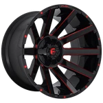 Inch Black Red Wheel Rim Fuel Contra D643 Lifted Toyota Tundra 5X150 20X10. Fixed Price $460.00.