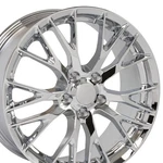 20X10/19X8.5 Rims Fit C7 Corvette Z06 Chrome Flow Formed Wheels 58982 Set Of 4. Fixed Price $1447.00.