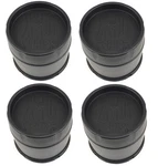 4 Series S-black Wheel Center Hub Caps For 5/6LUG XD300 Pulley XD301 Turbine. Fixed Price $132.60.