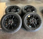 Set Of 4 Used '22-'26 Toyota Tundra Trd Black 20" Oem Wheels Falken 265/60R20 Lt. Fixed Price $1395.00.