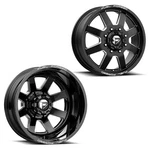 24X8.25 Fuel Forged FF09D Black Milled PRE-19 Dodge Dually Wheels 8X6.5 Set Of. Fixed Price $4790.00.