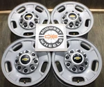 2024 Silverado 2500HD 17" Wheels Steel Factory Oe 8X180 2011-2026 Winter Set 637. Fixed Price $550.00.