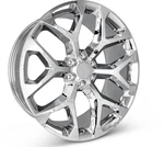 (1)22" Chrome Snowflake Wheels Style Rims Fit Tahoe Sierra Silverado Yukon. Fixed Price $399.99.