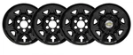 2014-2019 Chevrolet Silverado 1500 Wt # 7950GB 17" 6 Lug Black Wheel Skins SET/4. Fixed Price $98.99.