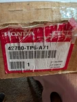 Genuine Honda Wheel, Alloy (42700-TP6-A71). Fixed Price $200.00.