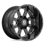 XD825 Buck 20X9 5X139.7/5X150 0MM Gloss Black Milled Wheel. Fixed Price $378.03.