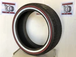New Set Of 245/40-20 Vogue Custom Built Radial Red White 245-40R20. Fixed Price $1750.50.