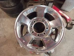 *RASH*17X8 Aluminum Wheel Rim From 2016 Dodge Ram 2500 12624546. Fixed Price $134.38.