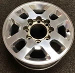 Chevrolet Polished Silverado 3500 Pickup 2500 Oem Wheel 18 2011-19 9597732 /1644. Fixed Price $250.00.