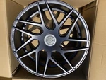 22 Blaque Diamond BD-3 Graphite Concave Wheels Rims Audi Bmw Benz Giovanna. Fixed Price $350.00.
