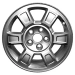 63939 Used 17X7.5 Alloy Wheel Rim Medium Silver Sparkle Painted W/machined. Fixed Price $196.00.
