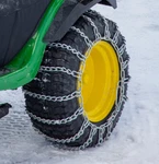 New Pair John Deere Chains 26X12.00-12 For Lawn Mower #TY15958. Fixed Price $232.65.