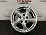 00-03 Porsche Boxster Rear Spoke Rim Wheel 17X8-1/2, 5LUG Id 98636212605. Fixed Price $100.00.