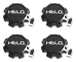 4X New Helo Matte Black Lug Wheel Rim Center Caps 42MM Height HE878 W/ Screws. Fixed Price $108.00.