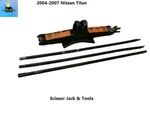 99550ZE00A 2004-2007 Nissan Titan Scissor Jack, Lug Wrench Tool Set. Fixed Price $89.00.