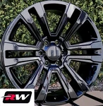 22 X9" Inch Gmc Sierra 1500 Oe Replica Denali Wheels 2017 2018 Gloss Black Rims. Fixed Price $1399.00.