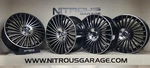 22 2-TONE Concave Staggered Road Force RF23 Wheels Tesla Model P90 P100 Plaid. Fixed Price $1747.50.
