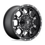 Fuel Krank 20X10 -24 Matte Black Milled Wheel 8X170 (qty 1) D51720001745. Fixed Price $525.00.