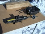 2003-10 Toyota/pontiac Car Scissors Jack W/wrench & Crank Handle 09111-0W041. Fixed Price $35.00.