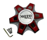 Moto Metal MO969 Chrome Red Inserts Wheel Center Cap W/screws M-946CH. Fixed Price $44.00.
