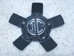 Crave N34 / C062-1 Custom Alloy Wheel Bolt On Black Center Cap #2F-2. Fixed Price $20.00.