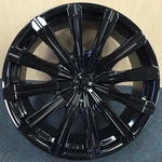 20" Borghini B18 Wheel 20X8.5 +35 5X100+5X114.3 Cb 73.1 Black Rim Limited. Fixed Price $499.99.