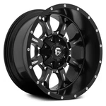 Fuel D517 Krank Deep Lip Wheel 20X10 (-24, 6X139.7, 106.1) Black Single Rim. Fixed Price $525.00.