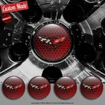 Corvette C5 Decals Set Of 4 3D Gel Silicone Center Wheel Caps Stickers. Fixed Price $28.31.