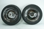 2013 Harley Softail Flstf Fat Boy Oem Front & Rear Wheel Rim Tire Chrome 17". Fixed Price $1338.75.