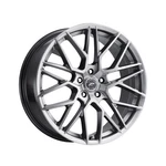 Platinum 459G Retribution 17X8 5X4.50 72.62 Hub +40 Offset Gray Wheel Rim. Fixed Price $198.86.