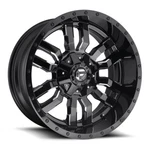 Fuel Sledge D595 20X10 5X139.7/5X150 Offset -18 Gloss Black & Milled (qty 1). Fixed Price $446.25.