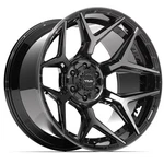 Set (4) 4PLAY 4P06 22X12 Gloss Black Wheels Fit Lug Ram Jeep Chevy Gmc Ford. Fixed Price $2560.00.