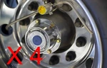 4)CROSSFIRE Tire Equalizer System 100 Psi Stainless Steel Hose Freightliner Mack. Fixed Price $336.50.