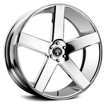 Dub S115 Baller Wheel 22X9.5 (11, 5X127, 78.1) Chrome Single Rim. Fixed Price $765.00.