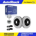 Front Drilled Slotted Brake Rotors Premium Pads Calipers For Chevy Malibu 04-12. Fixed Price $189.86.