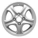 Refurbished 15X6 Painted Sparkle Silver Wheel Fits 2001-2006 Hyundai Elantra. Fixed Price $205.96.