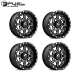 (4) 16X7 Fuel Utv D538 Maverick Matte Black Milled Wheels 4X110 +13 Offset 4.51". Fixed Price $1144.00.