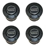 4 Atx Series Black Wheel Center Hub Caps For 5/6LUG XD300 Pulley XD301 Turbine. Fixed Price $200.00.
