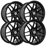 Staggered-curva Concepts CFF300 19X8.5,19X9.5 5X112 32MM Gloss Black Wheels Rims. Fixed Price $1230.00.