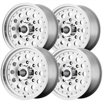 (4) American Racing AR62 Outlaw Ii 14X7 4X4.5" +0 Machined Wheels Rims 14" Inch. Fixed Price $655.96.