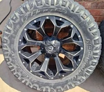 Fuel Assault D546 Nitto Ridge Grappler 35X12.5R20LT Chevy Lug - Extra Tires. Fixed Price $1500.00.