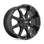 Moto Metal MO970 17X9 5X127/5X139.7 -12MM Gloss Black With Milled Lip Wheel. Fixed Price $229.60.