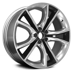 For Dodge Charger 15-16 Alloy Factory Wheel V-spoke Black Polished Accents. Fixed Price $419.75.