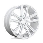24X10 Dub S257 Flex Gloss Silver Brushed Face Wheel 6X135 (30MM) Set Of. Fixed Price $1969.20.