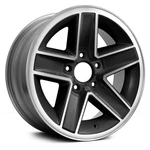 For Chevy Camaro 87-92 5-SPOKE Black 15X7 Alloy Factory Wheel Remanufactured. Fixed Price $263.13.