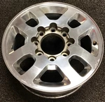 Chevrolet Polished Silverado 3500 Pickup 2500 Oem Wheel 18 2011-19 9597732 /1637. Fixed Price $250.00.